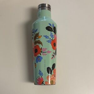 Rifle Paper Co. Aqua Floral Thermos